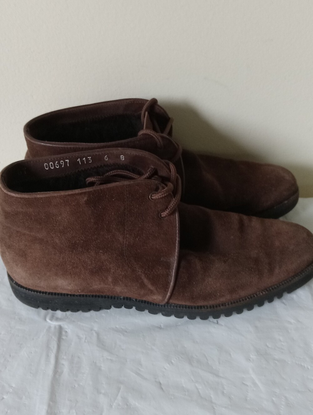 Salvatore Ferragamo Brown Suede Ankle Boots 6